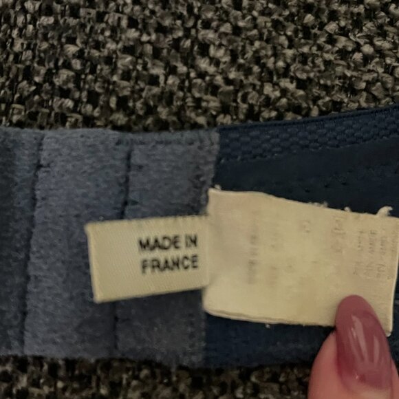 Bundle VTG Bra blue Christian Dior ( C ) + transparent mesh top MEXX - Picture 9 of 10